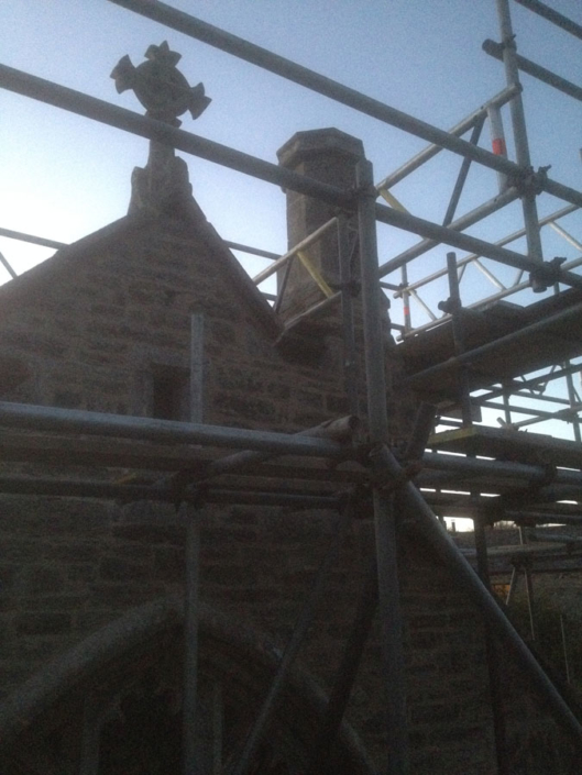 Lamerton,masonry rebuild