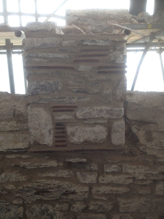incorperating Tile Repair in Devon Merlon Rebuild