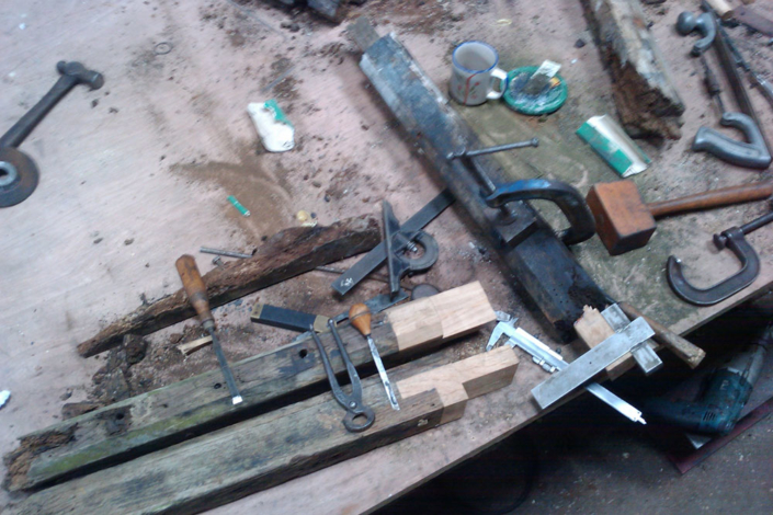 joinery repair to mullion