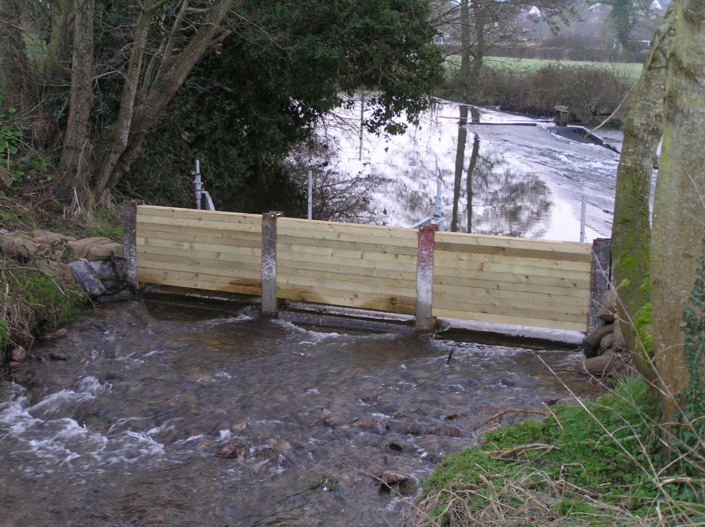 river control for water mill leat