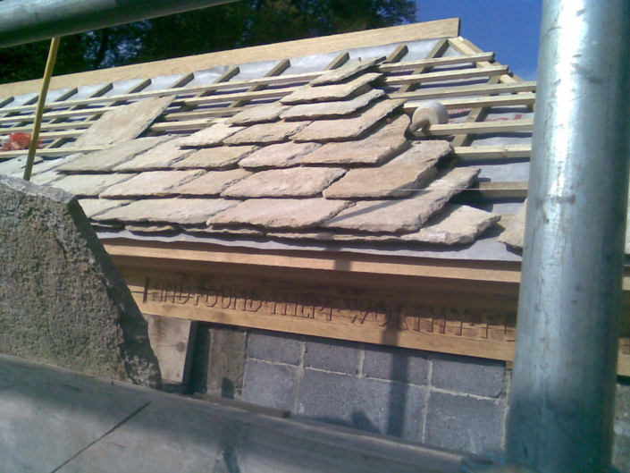 stonham new stone tile roofand oak structure