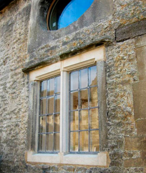 corsham ostlers house stonework replacement and leaded lights